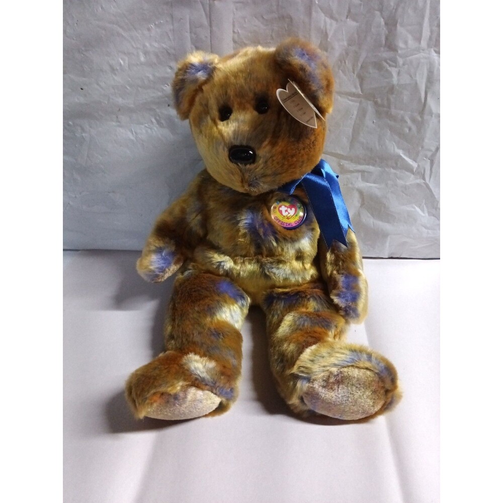 Vintage Ty 2000 Beanie Buddy Clubb III the Teddy Bear 15" Plush